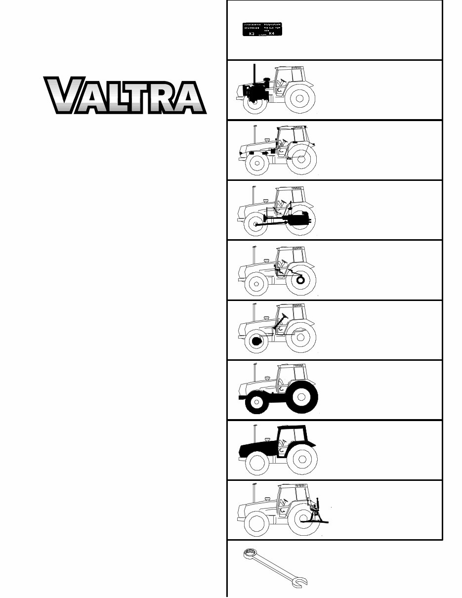 Valtra Valmet 6000 8950 Series Tractor Service Repair Shop Manual