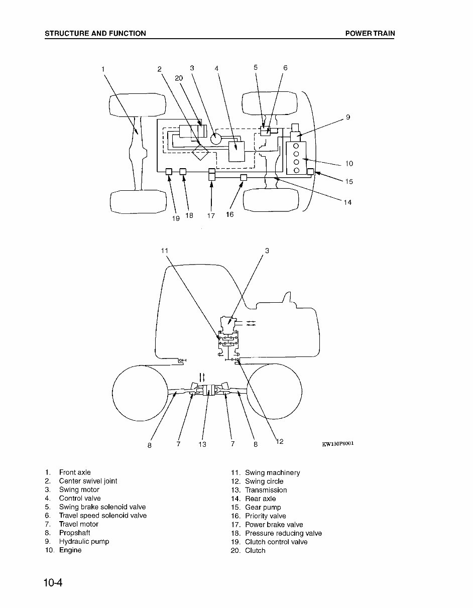 Komatsu PW170ES 6K Wheeled Excavator Service Repair Manual K30001 And Up