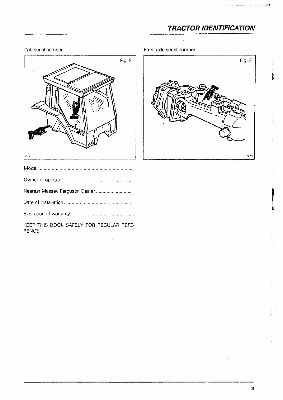 Massey Ferguson Mf Operator Instruction Book