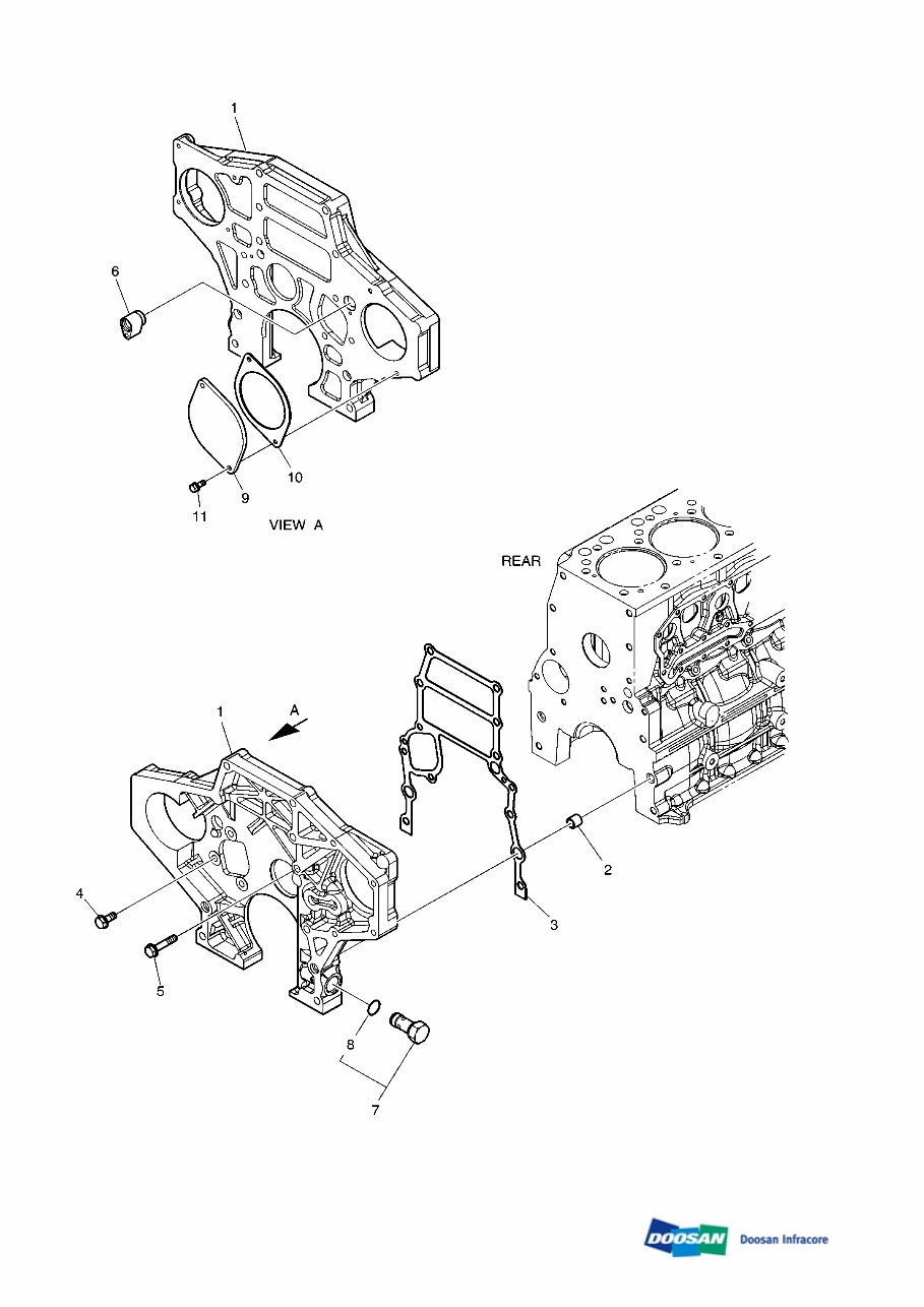 Daewoo Doosan Dx Nlc Crawler Excavator Service Parts Catalogue Manual