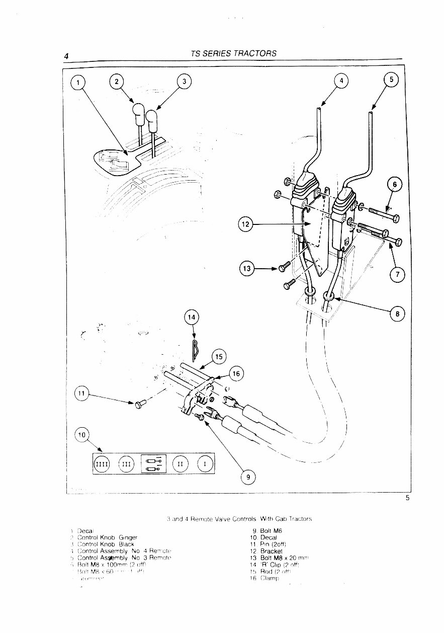 New Holland TS Tractors Fitting Instructions For No 3 4 R