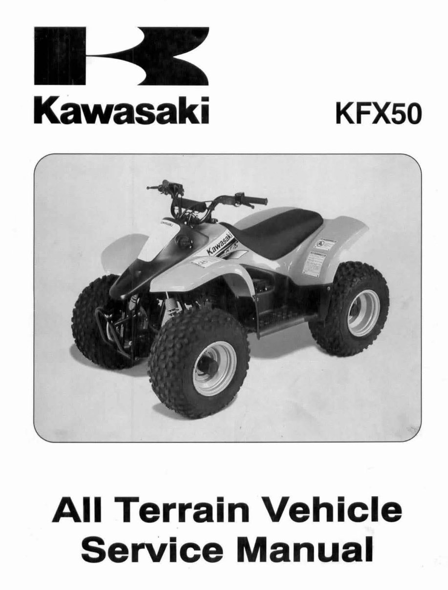 Kawasaki KFX 50 Service Manual Repair 2003 2006 KFX50