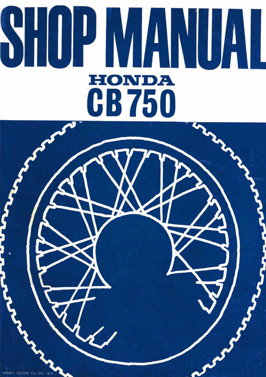 1978 HONDA CB750 MANUAL PDF visual data 7