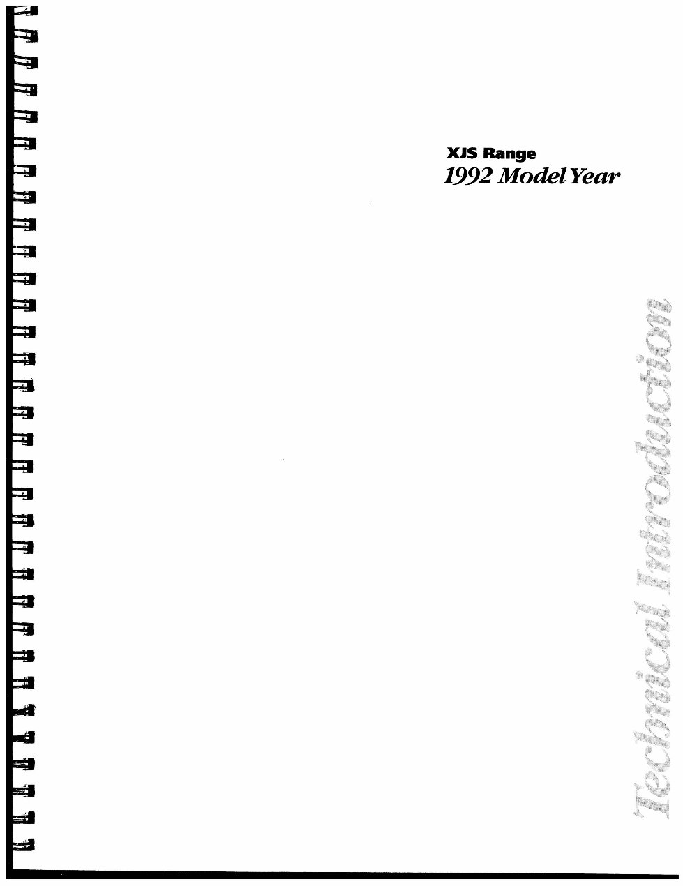 1992 1996 JAGUAR XJS CAR Service Manual Manuals Online