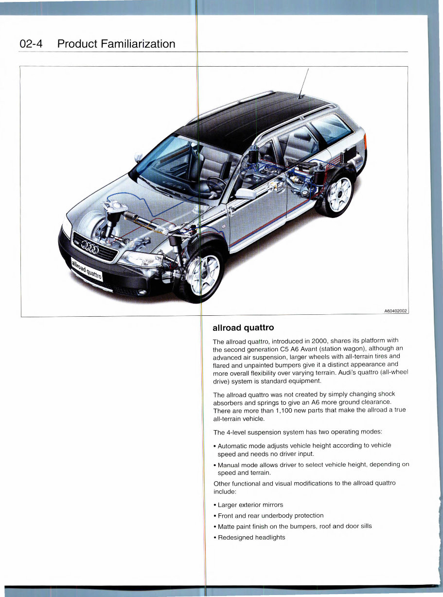 1999 AUDI A6 C5 Service and Repair Manual
