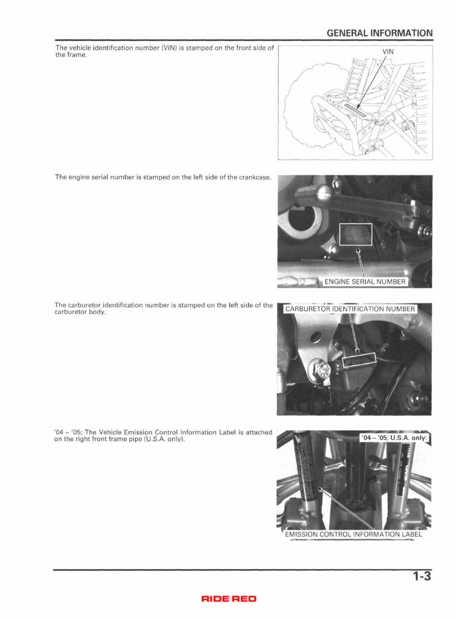 Honda TRX450R, TRX 450R, TRX 450 R Service Repair Manual