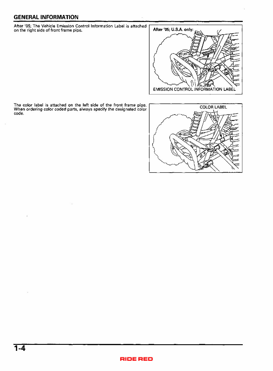 Honda TRX450R, TRX 450R, TRX 450 R Service Repair Manual