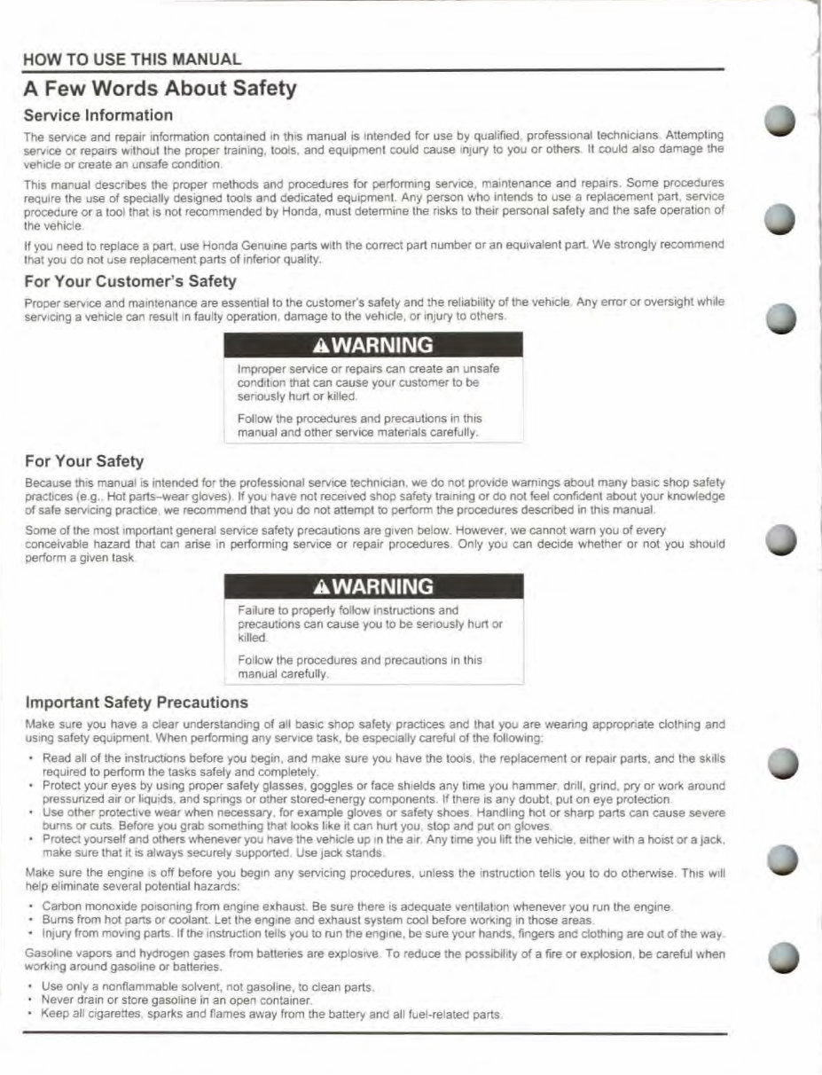 2017 HONDA FOREMAN 500 SERVICE MANUAL PDF visual data 3