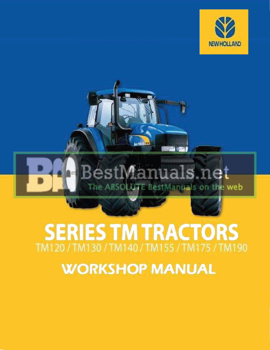 Ford New Holland TM120 TM130 TM140 TM155 TM175 TM190 Tractor Service