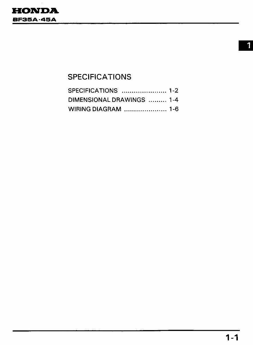1996 HONDA BF50A 4STROKE OUTBOARD Factory Service & Work Shop Manual