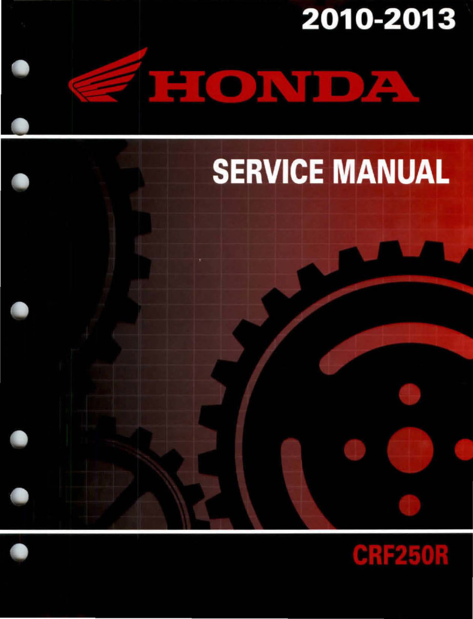 CRF250R Service Manual Repair 2010-2013 CRF250