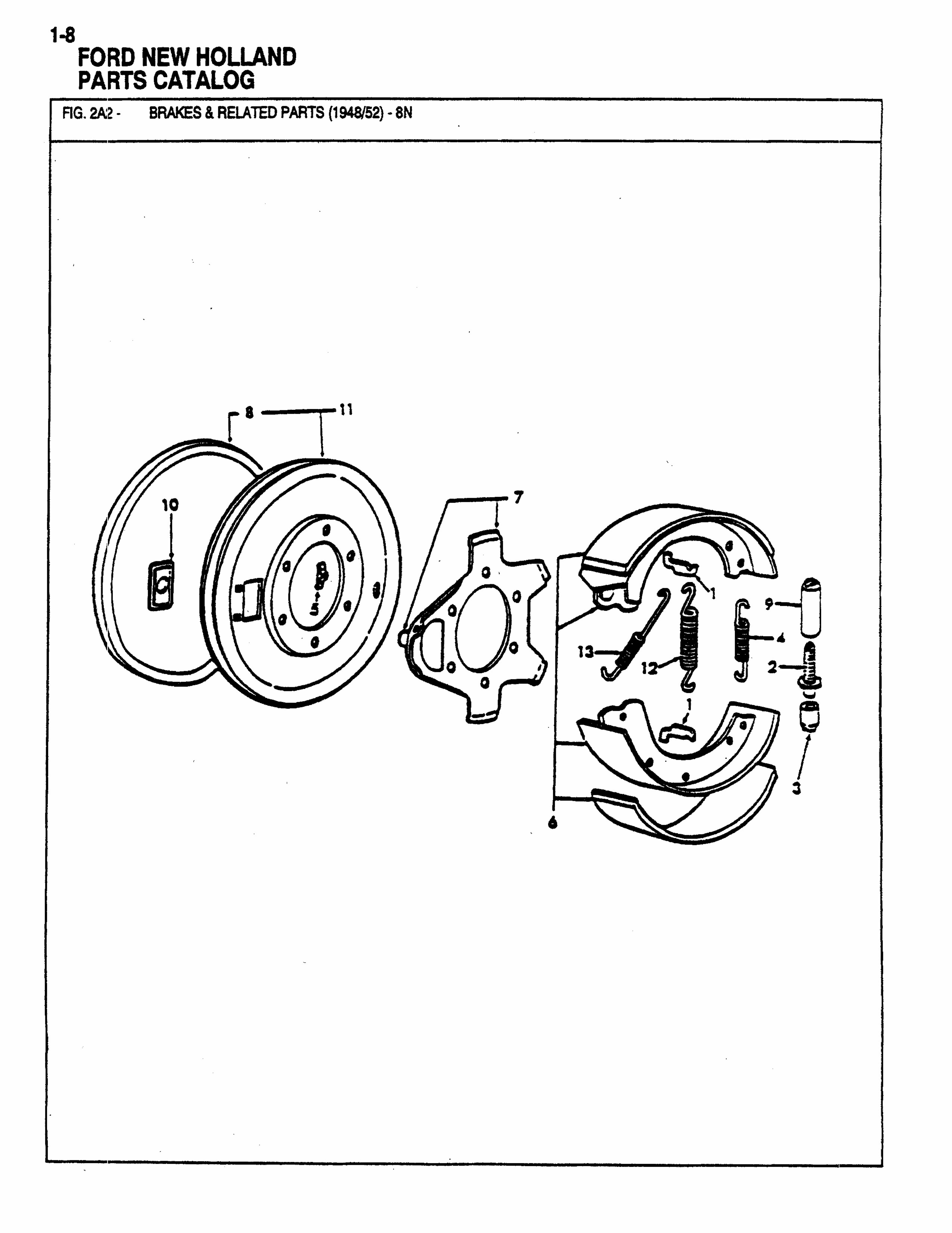 19391952 Ford 9N 2N 8N Tractor Illustrated Master Parts Manual