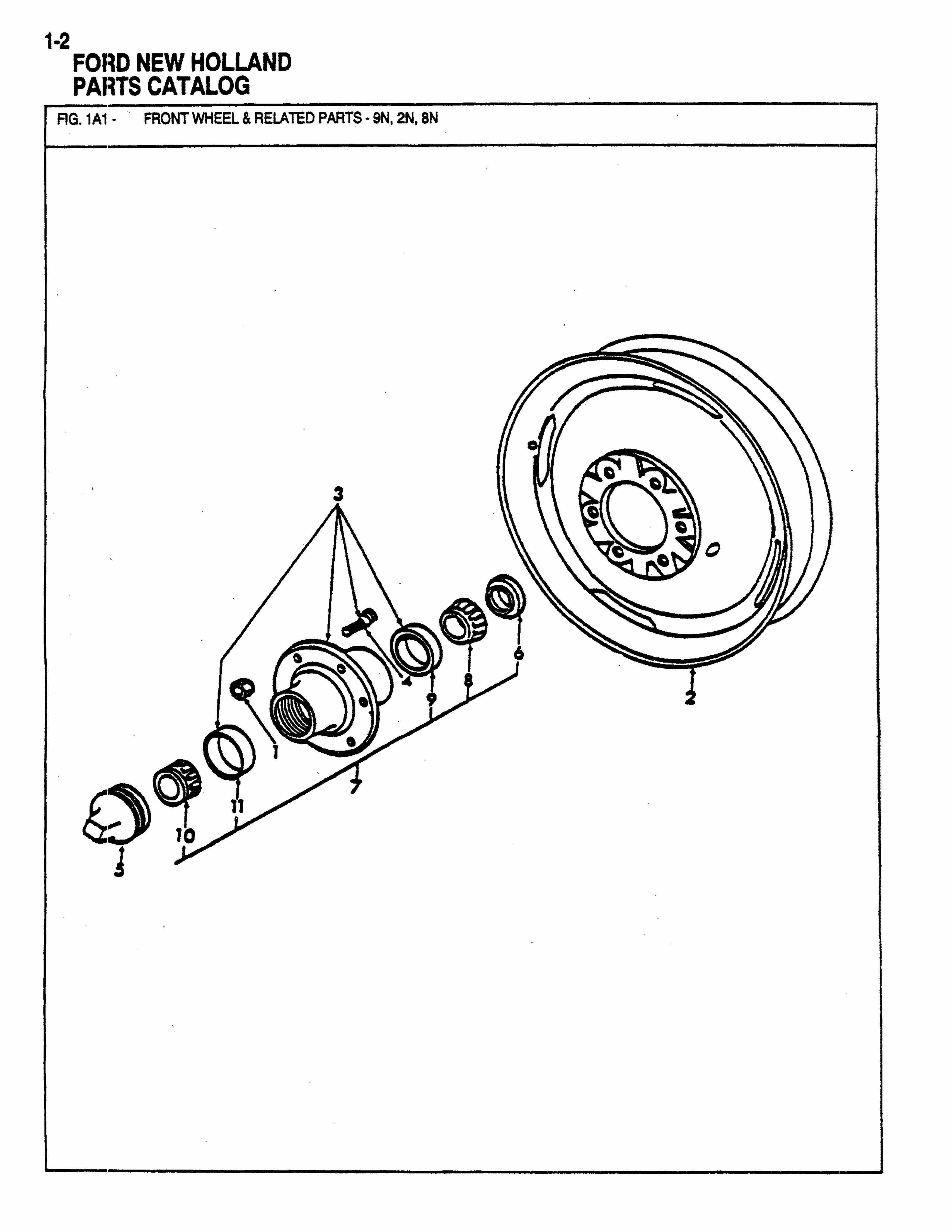 19391952 Ford 9N 2N 8N Tractor Illustrated Master Parts Manual