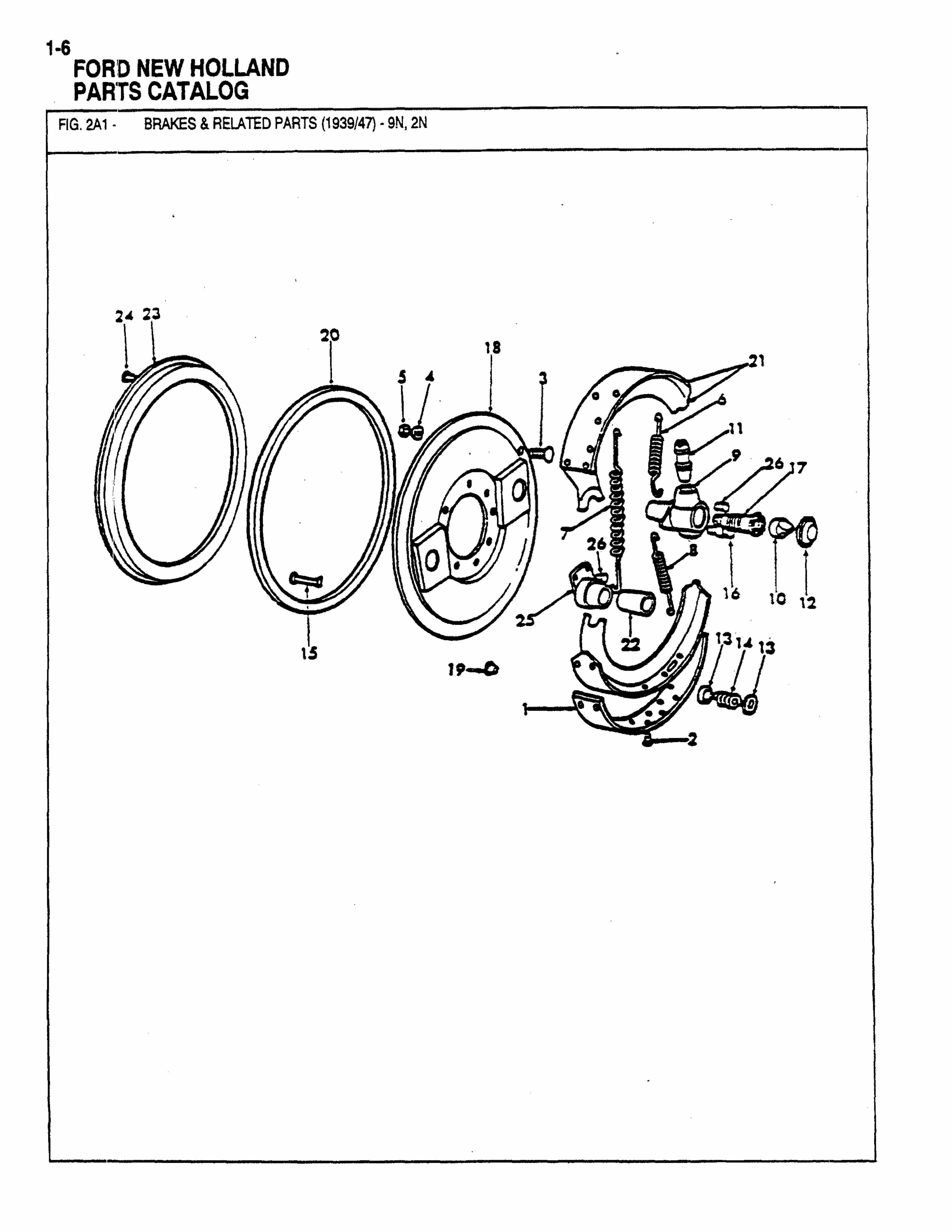19391952 Ford 9N 2N 8N Tractor Illustrated Master Parts Manual