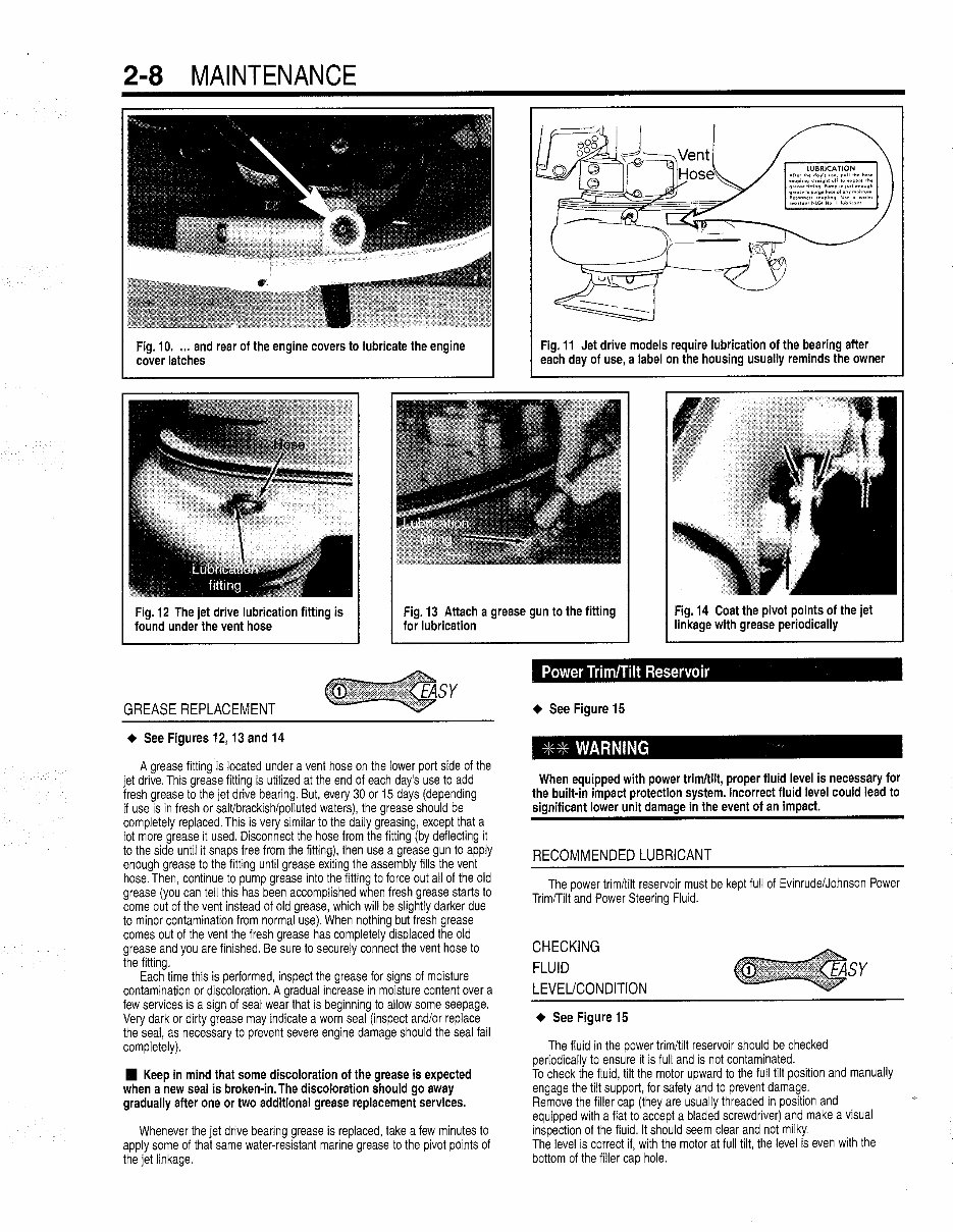 1992 - 2001 Johnson Evinrude Outboard Motor Repair Manual