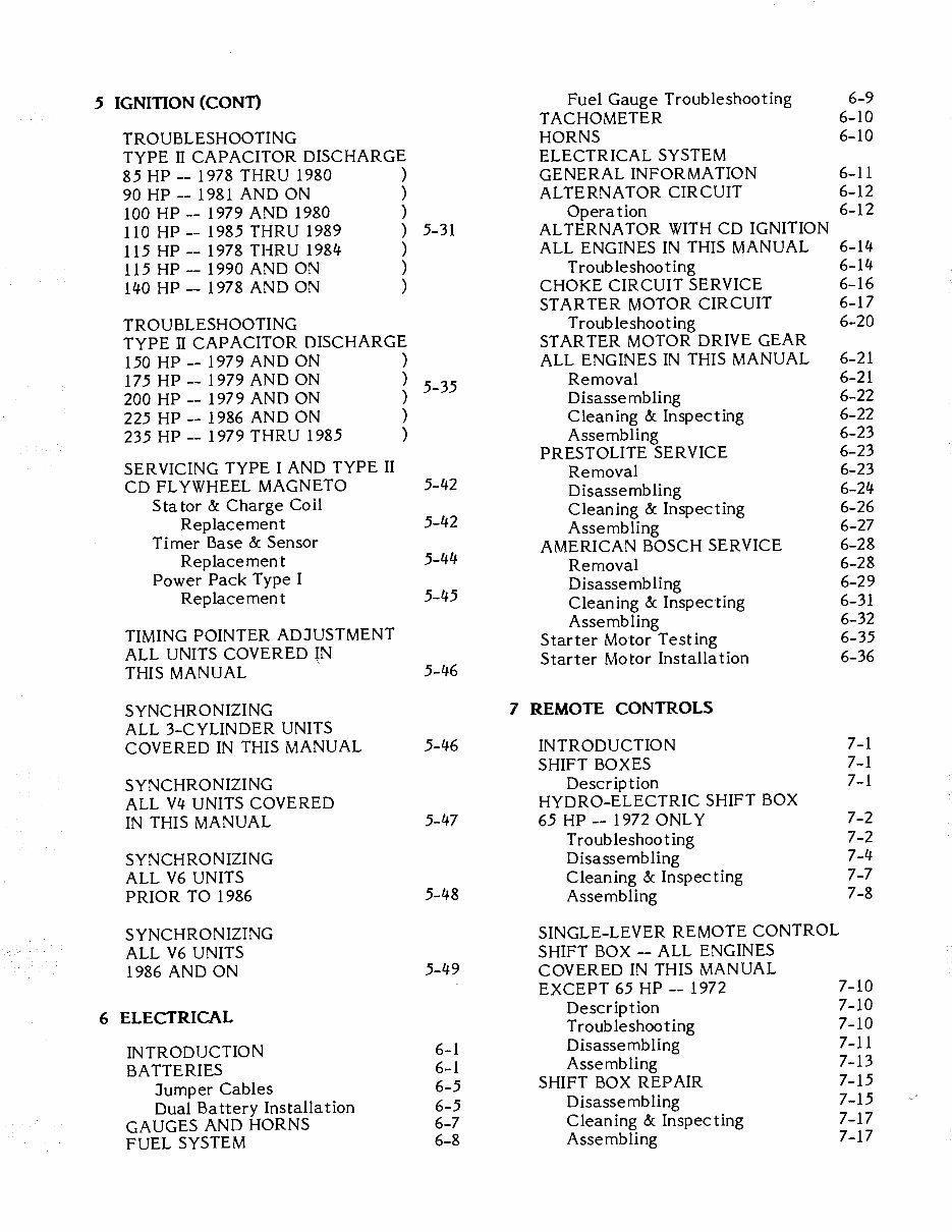 JOHNSON EVINRUDE OUTBOARD 135HP V4 Full Service & Repair Manual 1973-1976