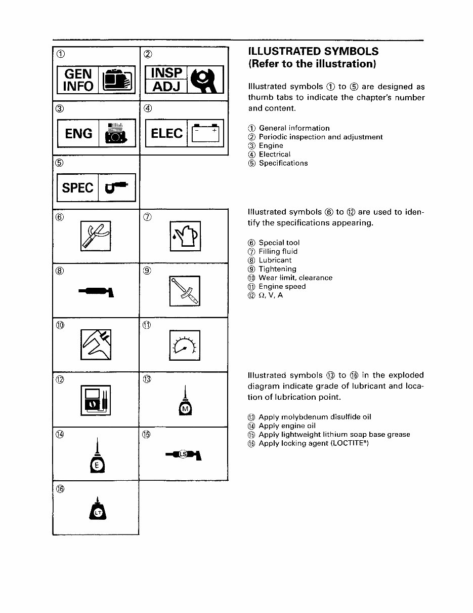 YAMAHA EF1000 Generator Service Repair Manual
