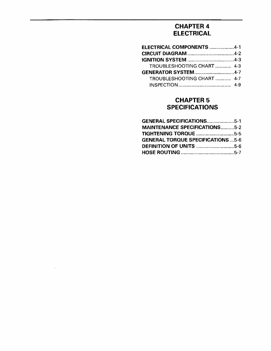 YAMAHA EF1000 Generator Service Repair Manual