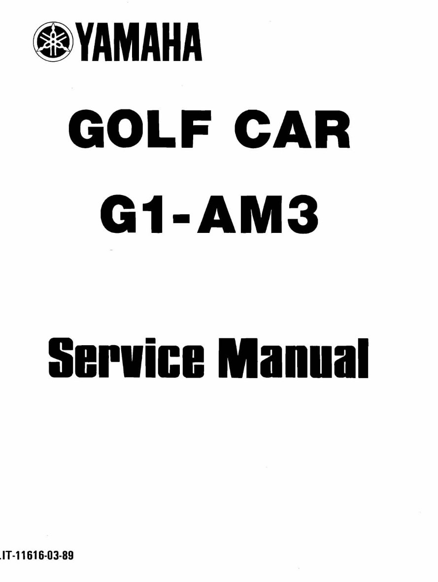FREE YAMAHA G1 GOLF CART REPAIR MANUAL PDF visual data 8