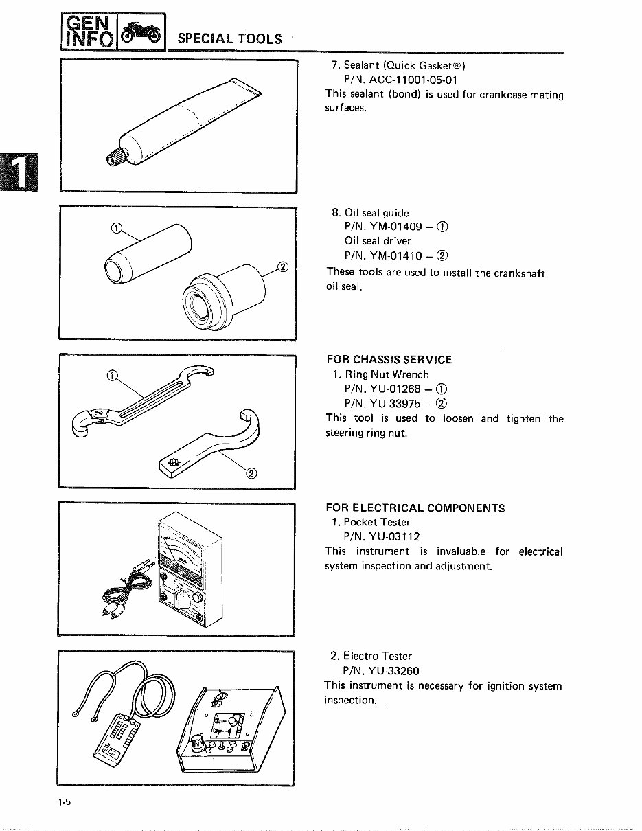 Yamaha SH50, Razz 50 Scooter Workshop Service Manual 1987-2001