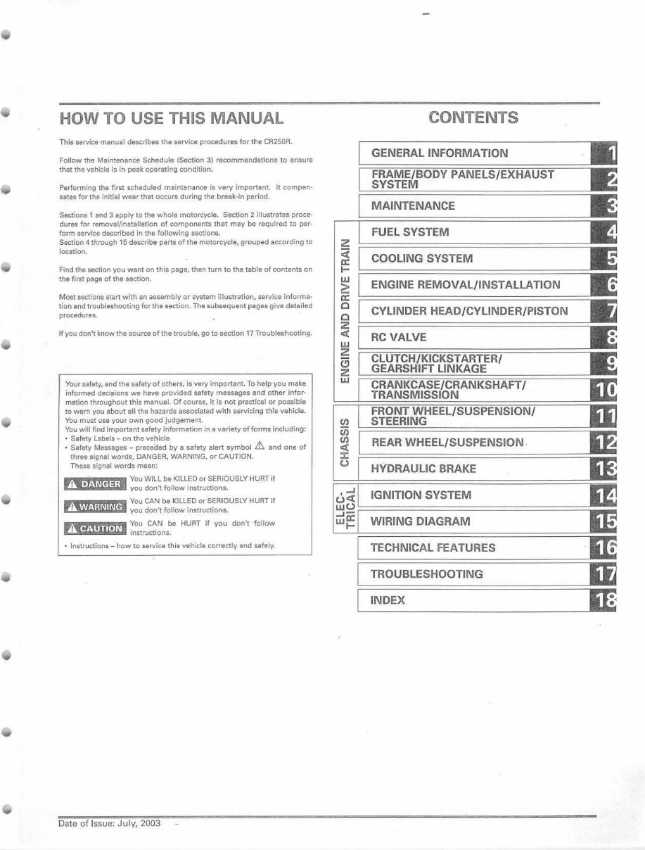 2002 CR250R SERVICE MANUAL PDF visual data 5