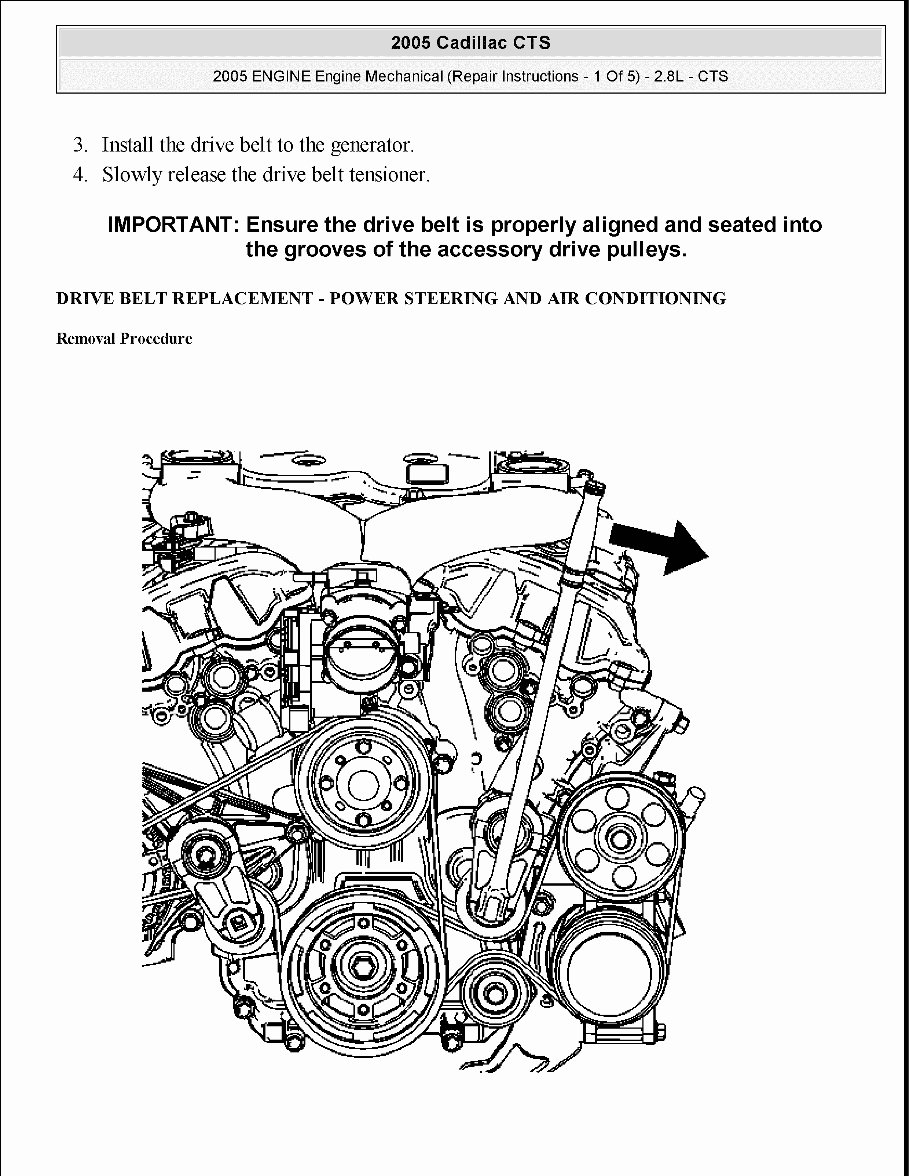 Cadillac CTS 20032007 Factory service repair manua
