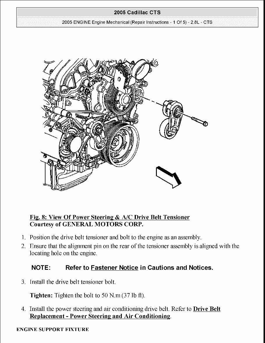 Cadillac CTS 20032007 Factory service repair manua