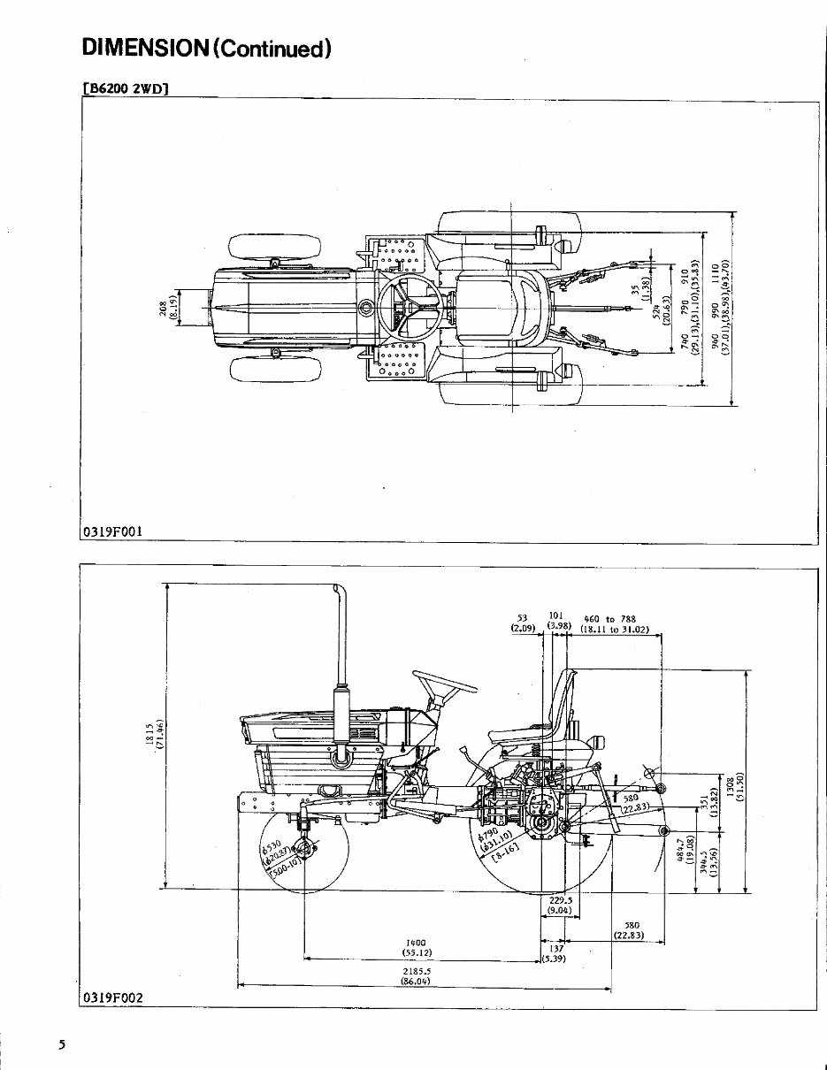 Kubota B5200 B6200 B7200 Tractor Service Repair Manual