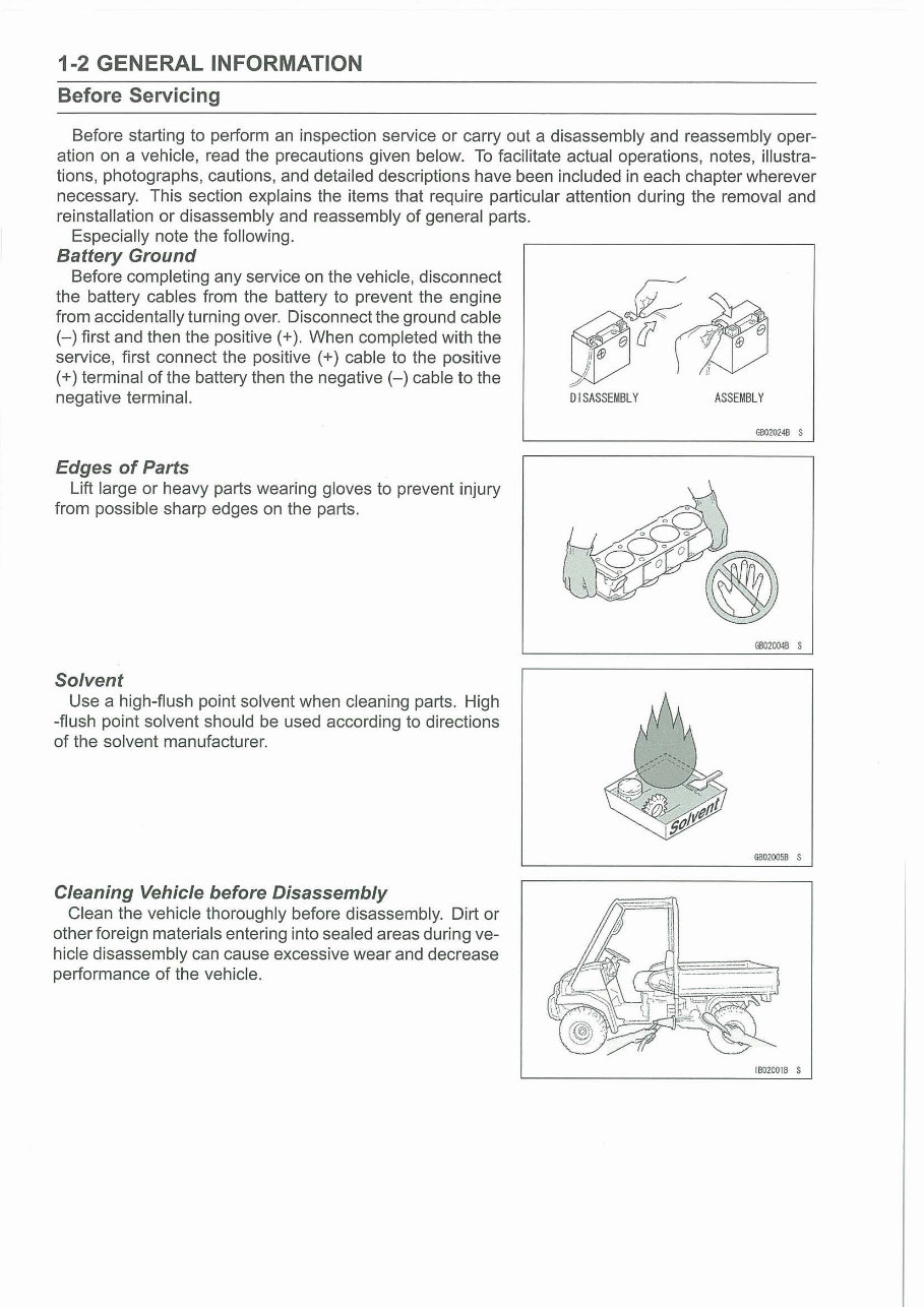 Kawasaki Mule 4010 service manual repair 2009 KAF620 UTV