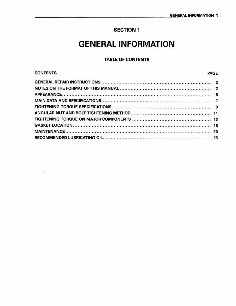 ISUZU 3LD1 SERVICE MANUAL PDF FREE DOWNLOAD visual data 5