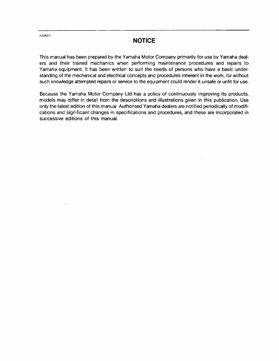 1995 YAMAHA 85HP SERVICE MANUAL visual data 3