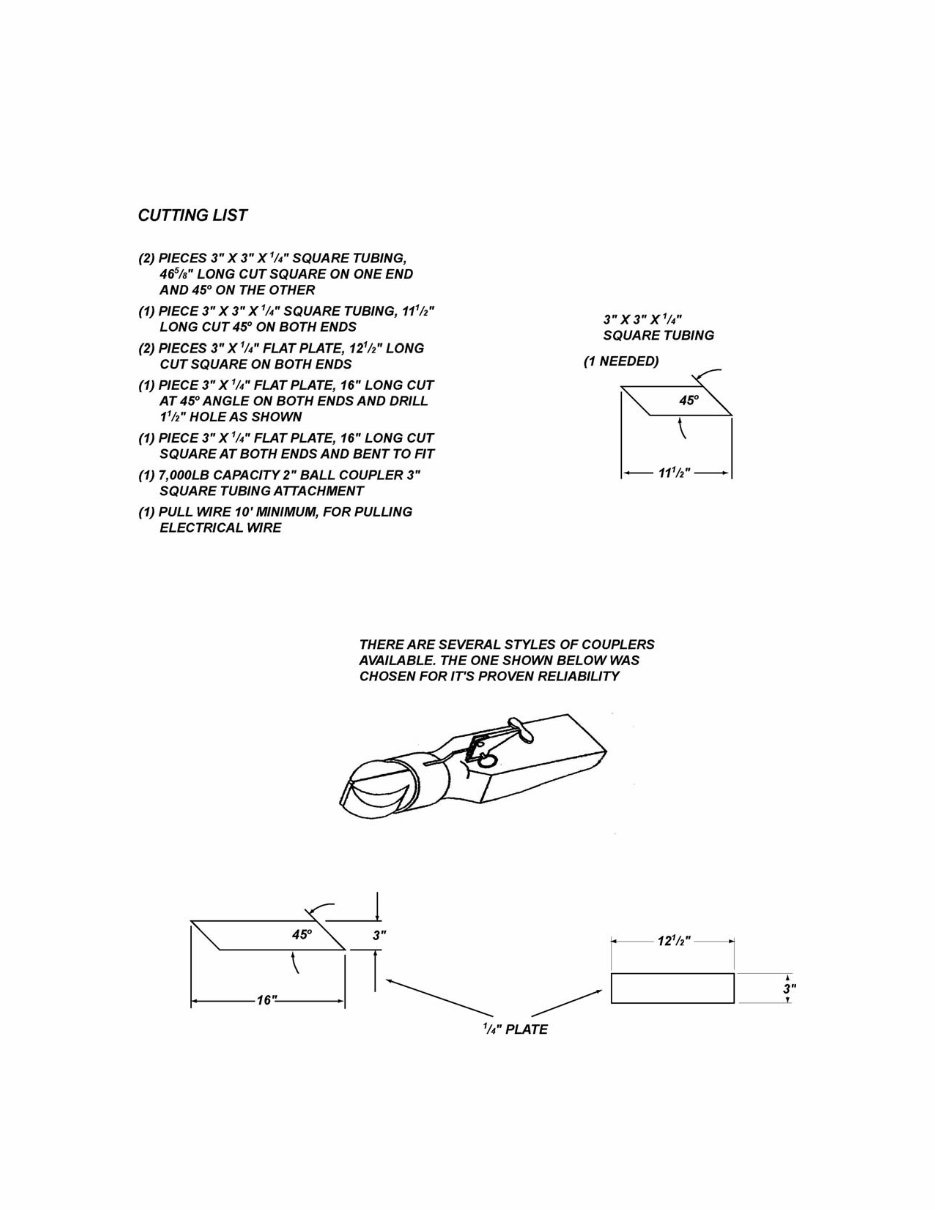 Tow Dolly Building Plans Build Your Own Tow Dolly
