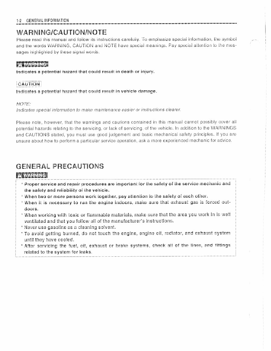 2005 SUZUKI LTZ 400 SERVICE MANUAL visual data 4