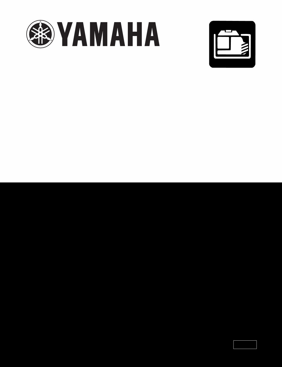 YAMAHA GeneratorS EF1000IS Full Service Repair Manual