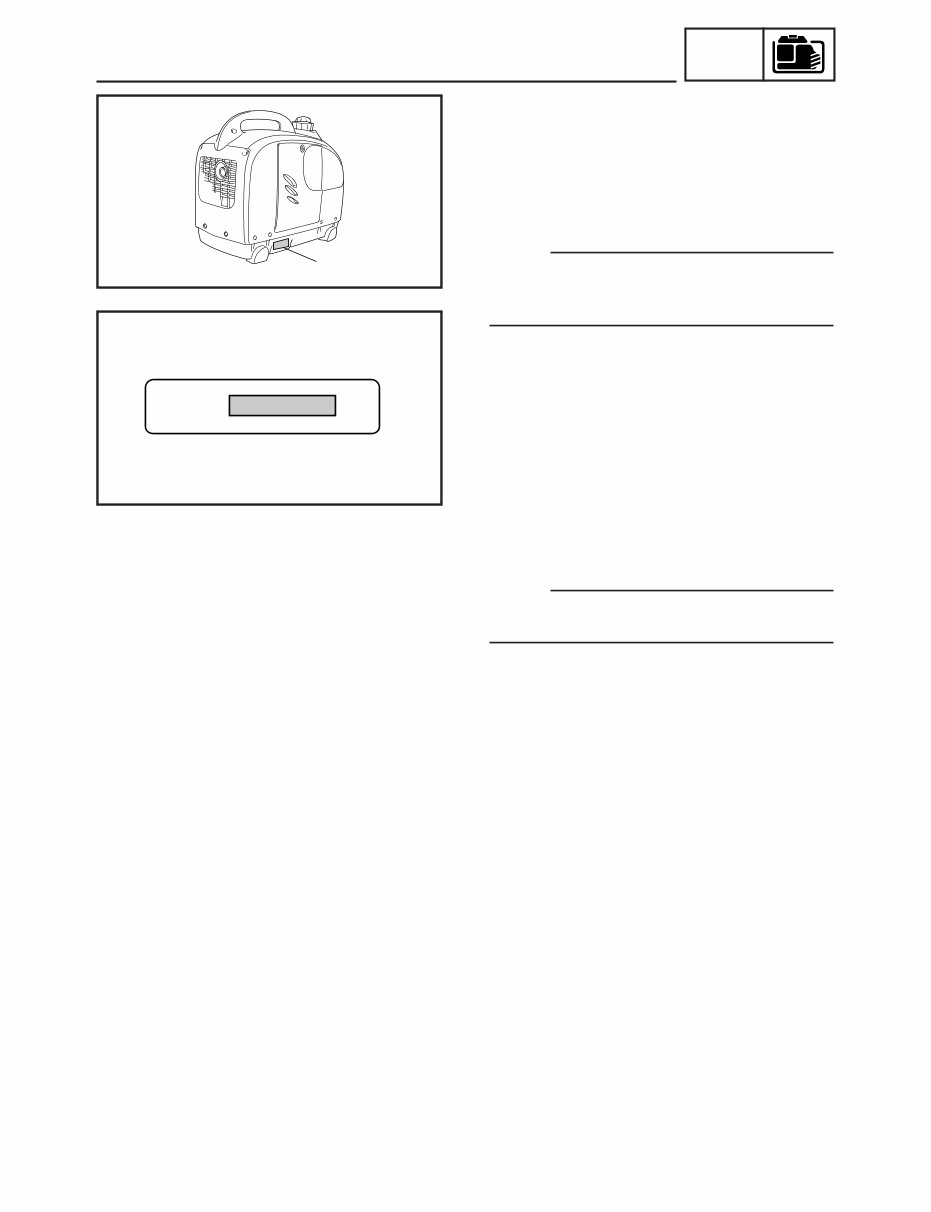 YAMAHA GeneratorS EF1000IS Full Service Repair Manual