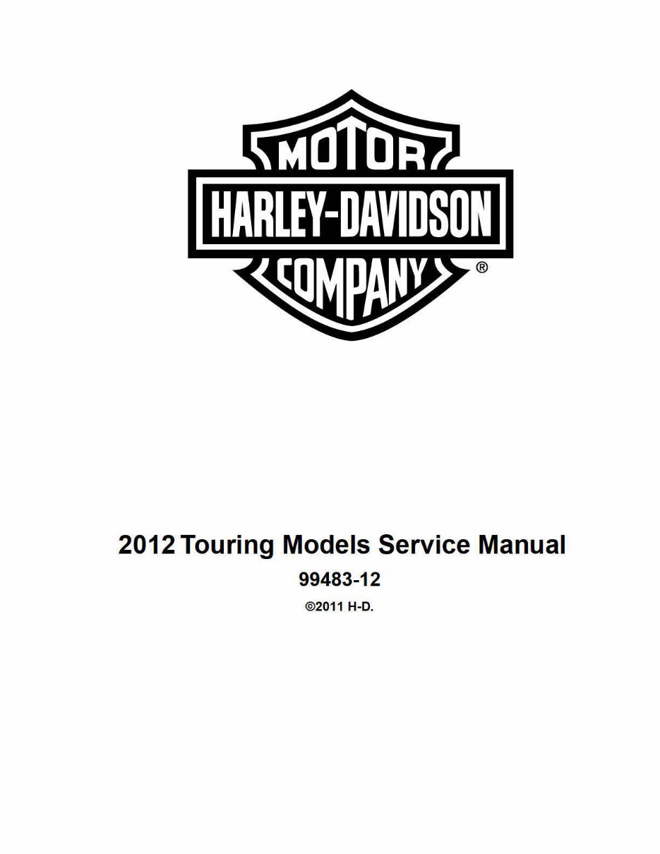 Harley Davidson FLHX Street Glide 2012 Service Repair Manual