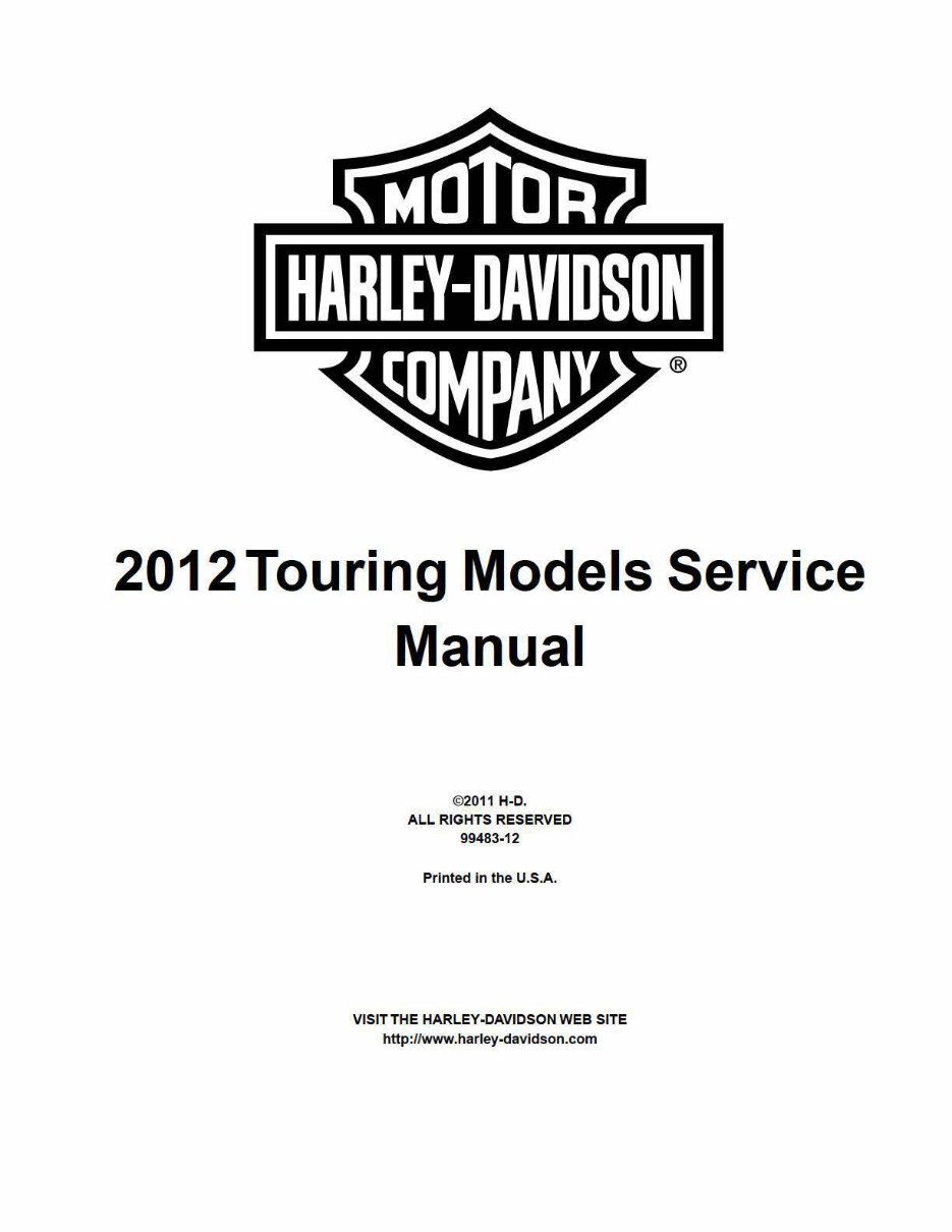 Harley Davidson FLHX Street Glide 2012 Service Repair Manual