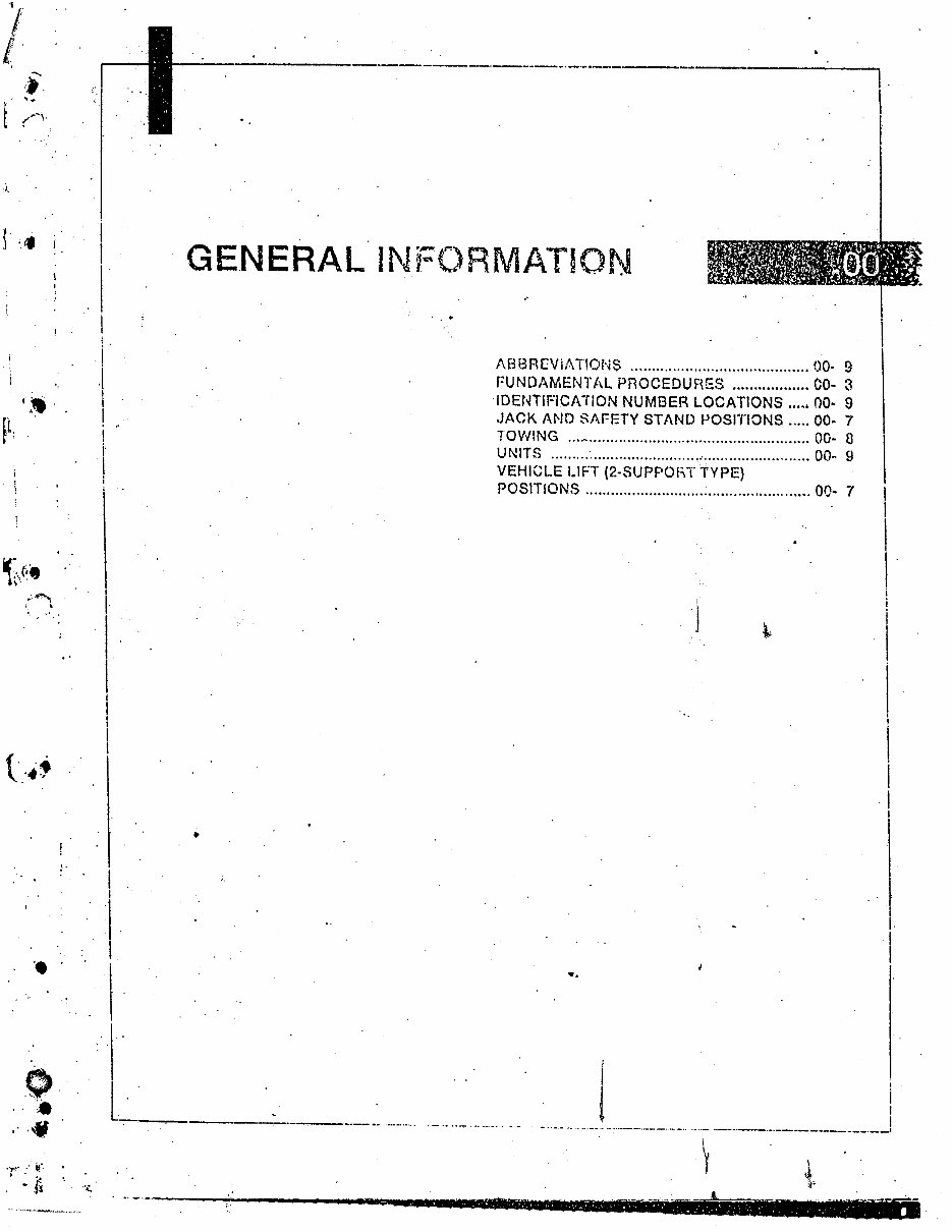 kia pregio Service Repair Manual Manuals Online