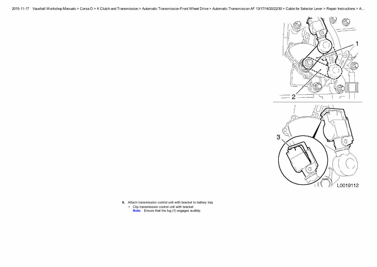 2014 VAUXHALL CORSA D Service and Repair Manual