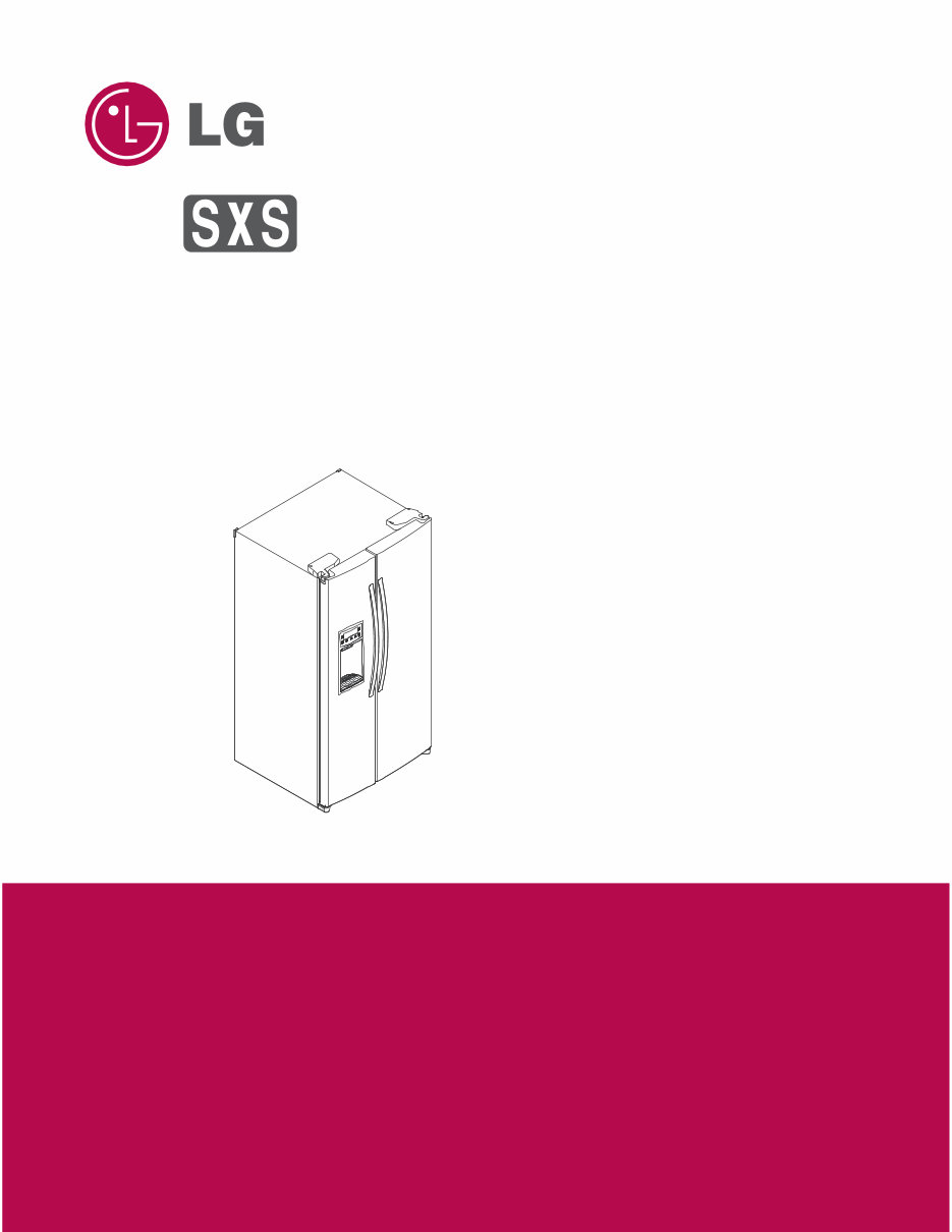 LG LSXS22423S LSXS22423W LSXS22423B Service Manual & Repair Guide