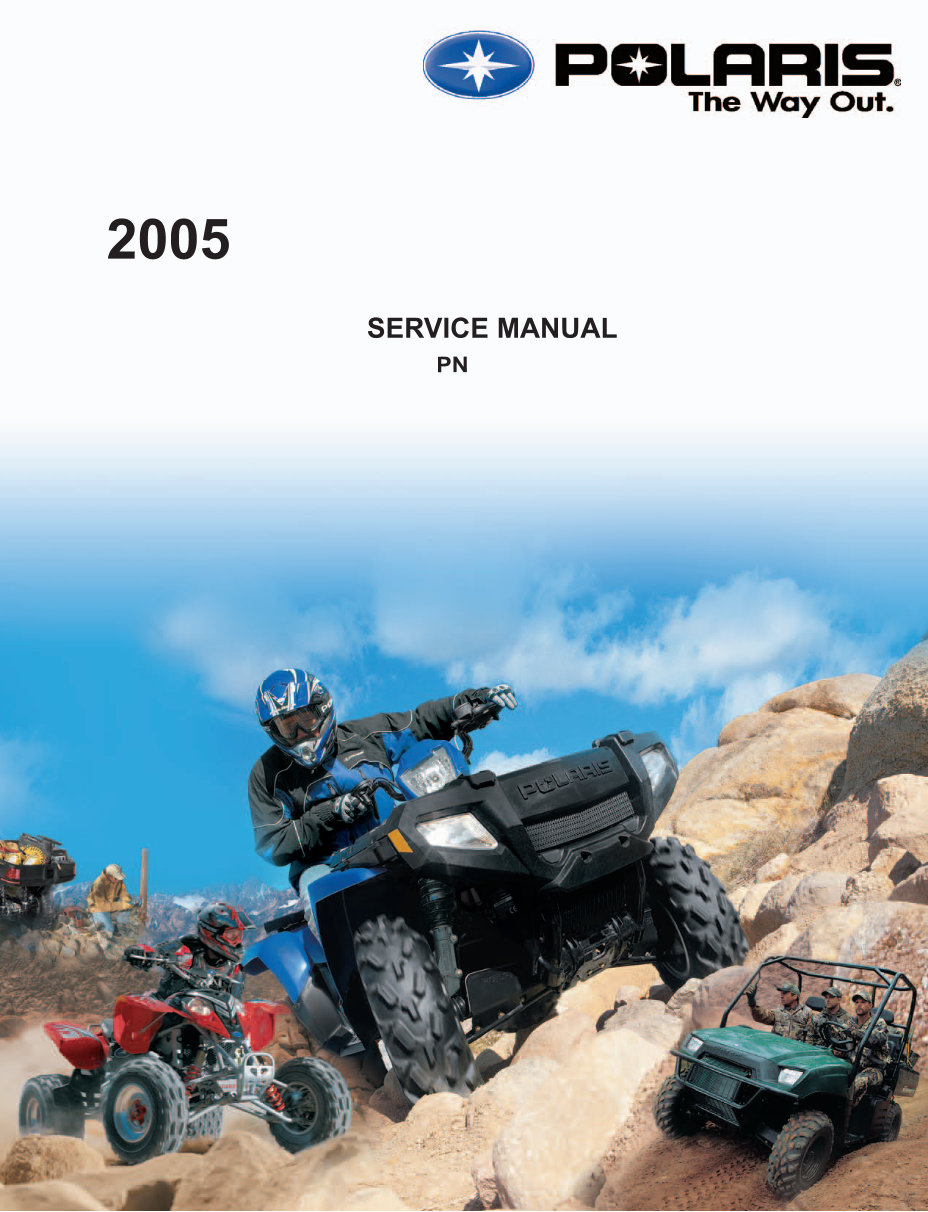 2005 Polaris Sportsman 400/500 ATV Repair manual