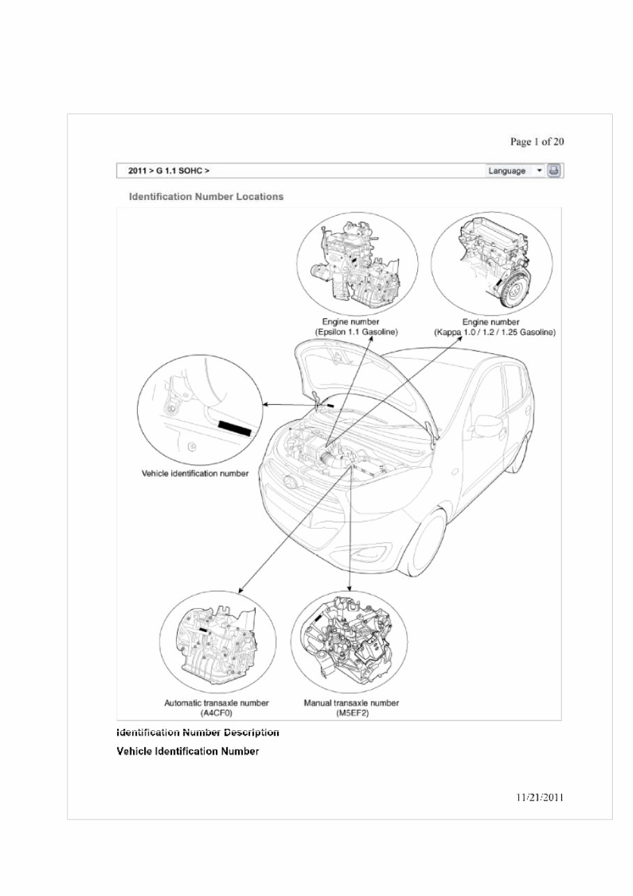 Hyundai i10 (2010 to 2013) workshop service repair manual