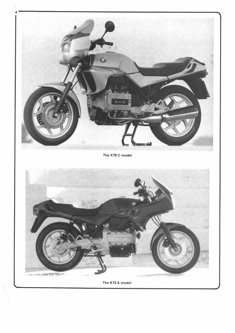 1983-1993 BMW K1, K100RS, K100, K75 Workshop Repair Manual (Printable ...