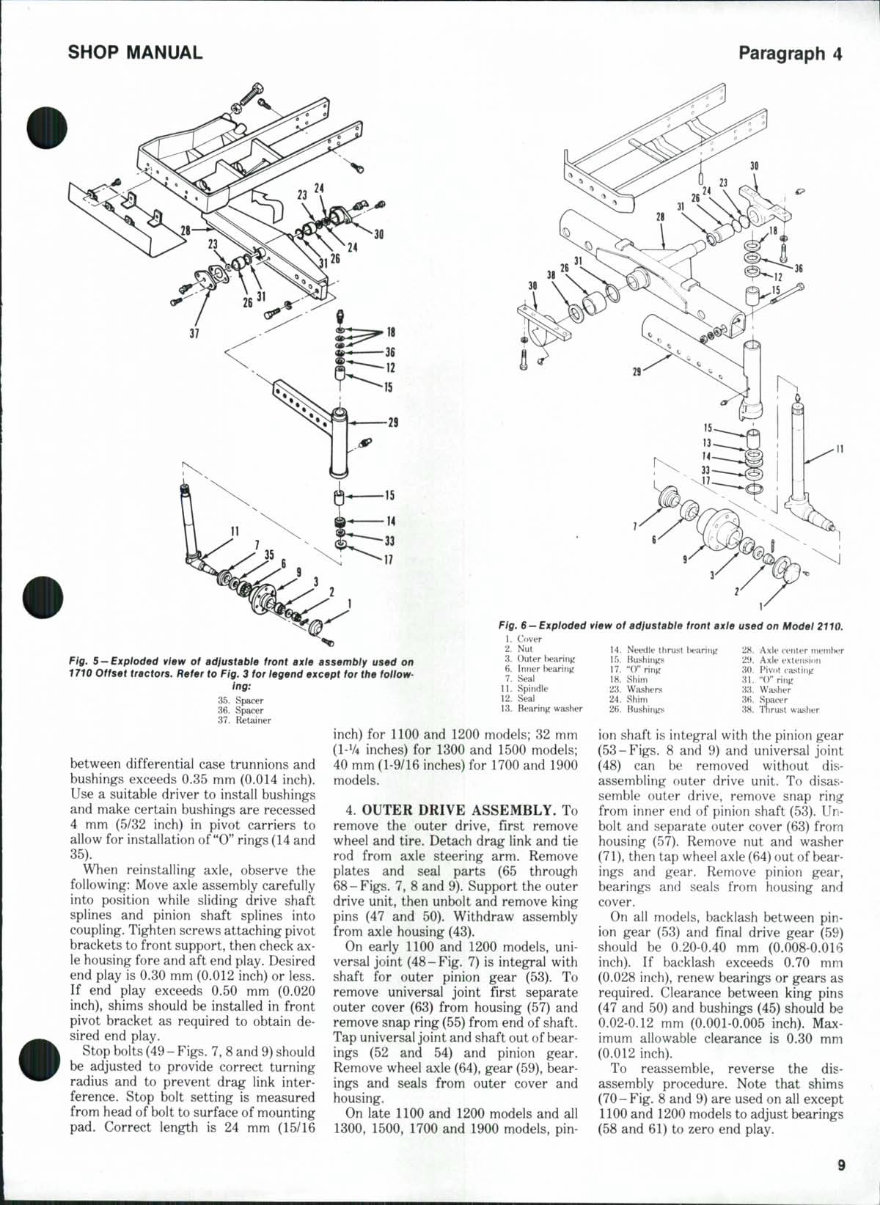 Ford 1710 tractor Workshop Repair Service Manual