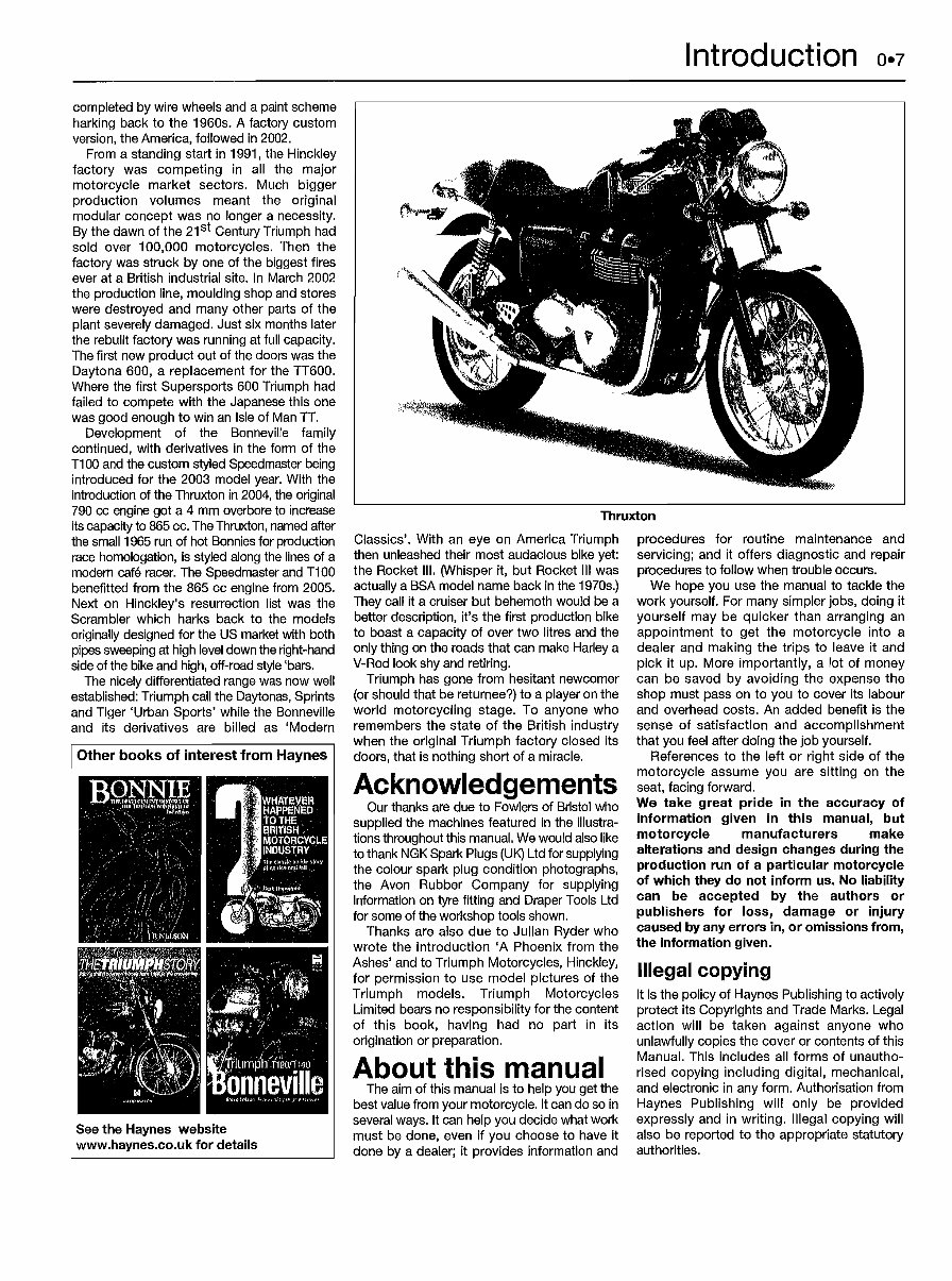 TRIUMPH BONNEVILLE T100 MANUAL PDF visual data 8