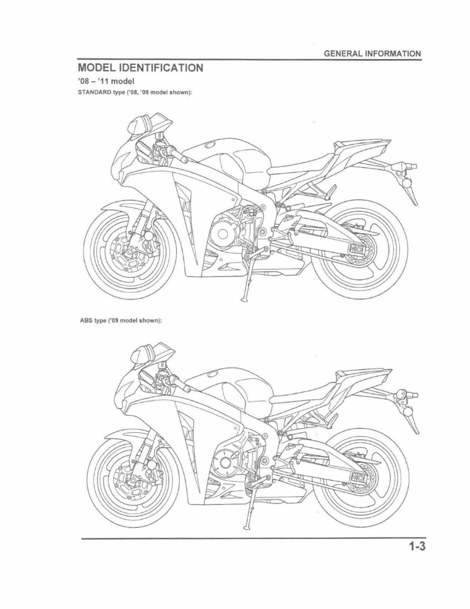 Honda Cbr1000 Rr Cbr1000rr 2008 Service Repair Manual
