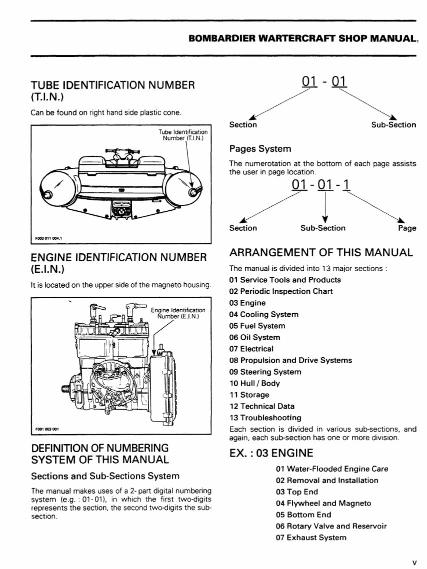1993 SEADOO SP, SPX, SPI, XP, GTS, GTX, Repair Manual