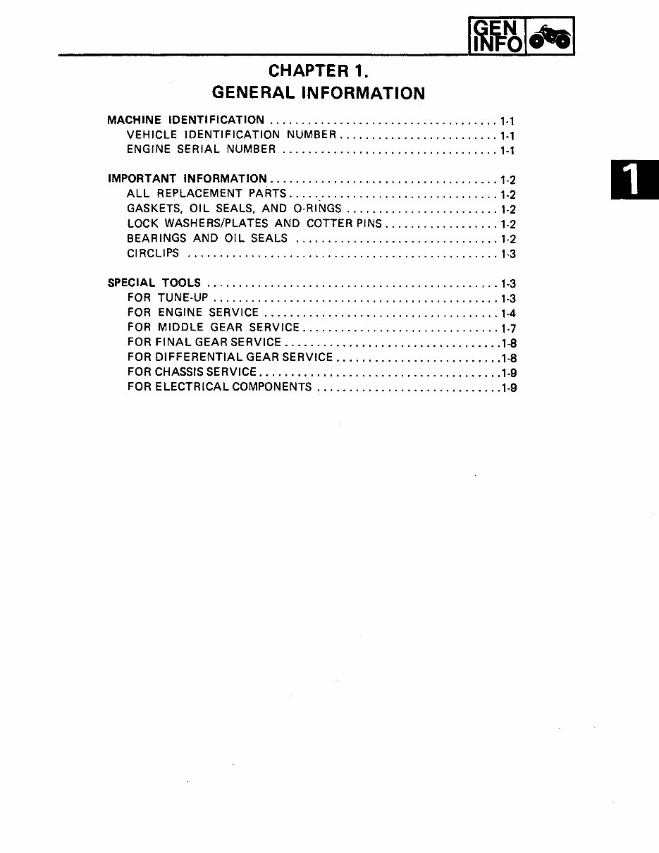 1987 YAMAHA BIG BEAR 350 OWNERS MANUAL PDF FREE DOWNLOAD visual data 3