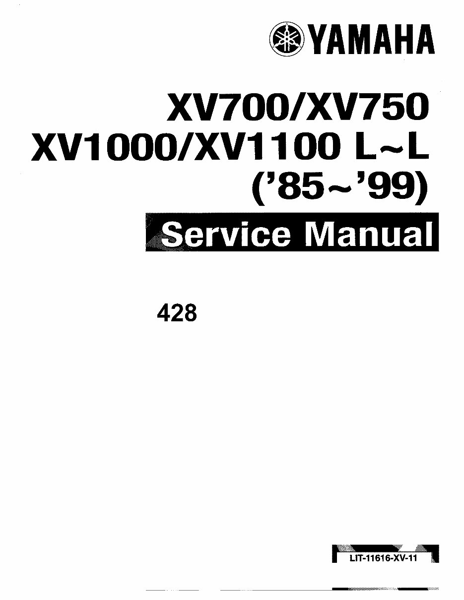 1996 YAMAHA VIRAGO 1100 SERVICE MANUAL PDF visual data 8