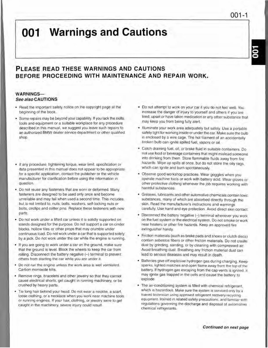 2008 BMW 535I SERVICE MANUAL PDF visual data 6